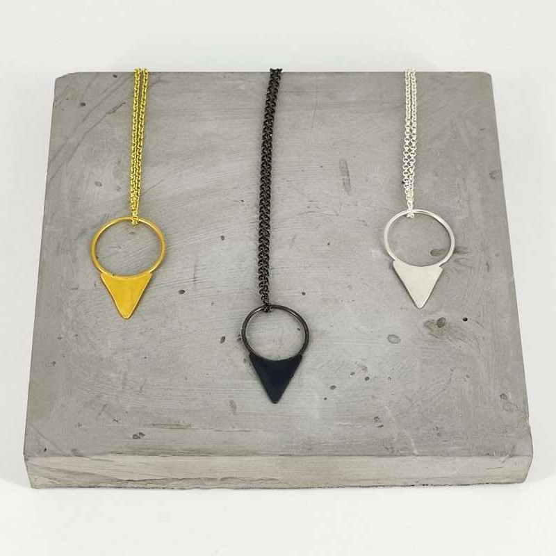 Mini neclaces μεγάλο τρίγωνο