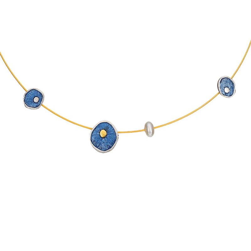 Κολιέ με στρογγυλά στοιχεία