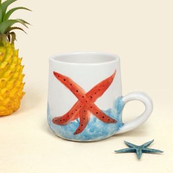 Κούπα κεραμική με αστερία