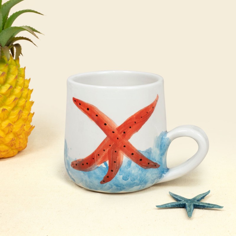 Κούπα κεραμική με αστερία