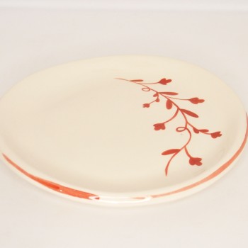 Πιάτo κεραμικό με κίτρινα λουλούδια