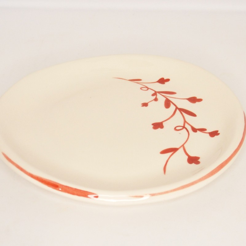 Πιάτo κεραμικό με κίτρινα λουλούδια