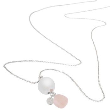 Μενταγιόν Εγκυμοσύνης Linn Ροζ Χαλαζίας