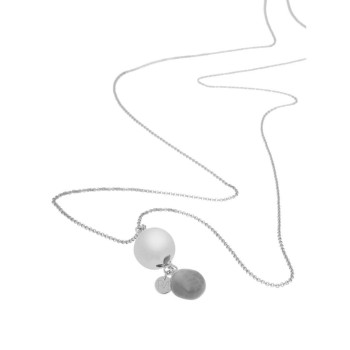 Μενταγιόν Εγκυμοσύνης Linn Γκρι Αχάτης