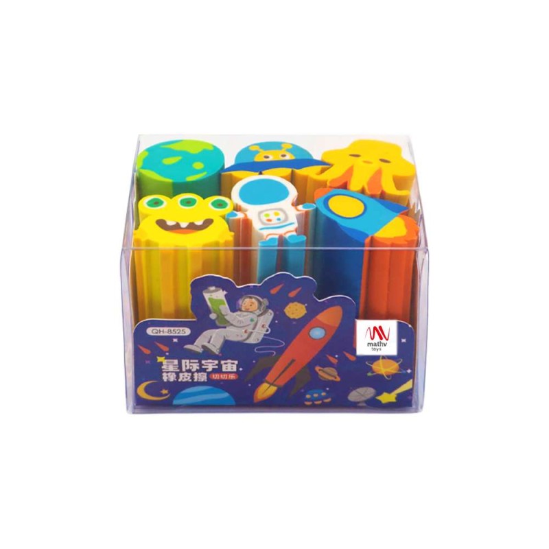 Σετ Γόμες Fancy Eraser Set: Space