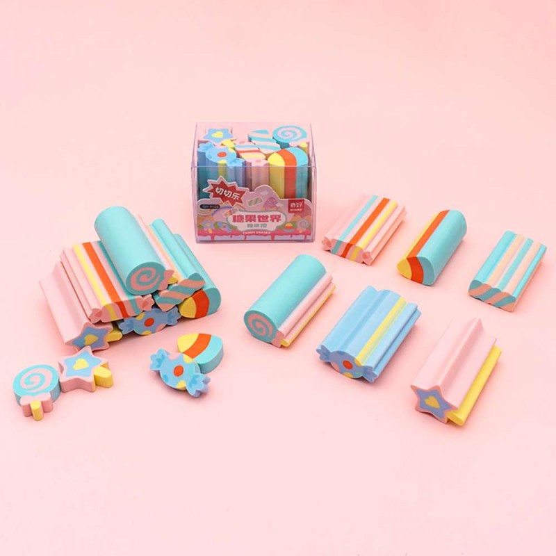 Σετ Γόμες Fancy Eraser Set: Candy