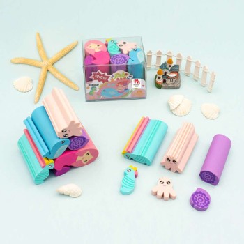 Σετ Γόμες Fancy Eraser Set: Mermaid