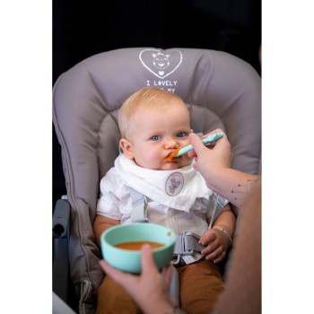 Σόφι καμηλοπάρδαλη 2 κουταλάκια σιλικόνης