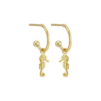 Σκουλαρίκια με ιππόκαμπο