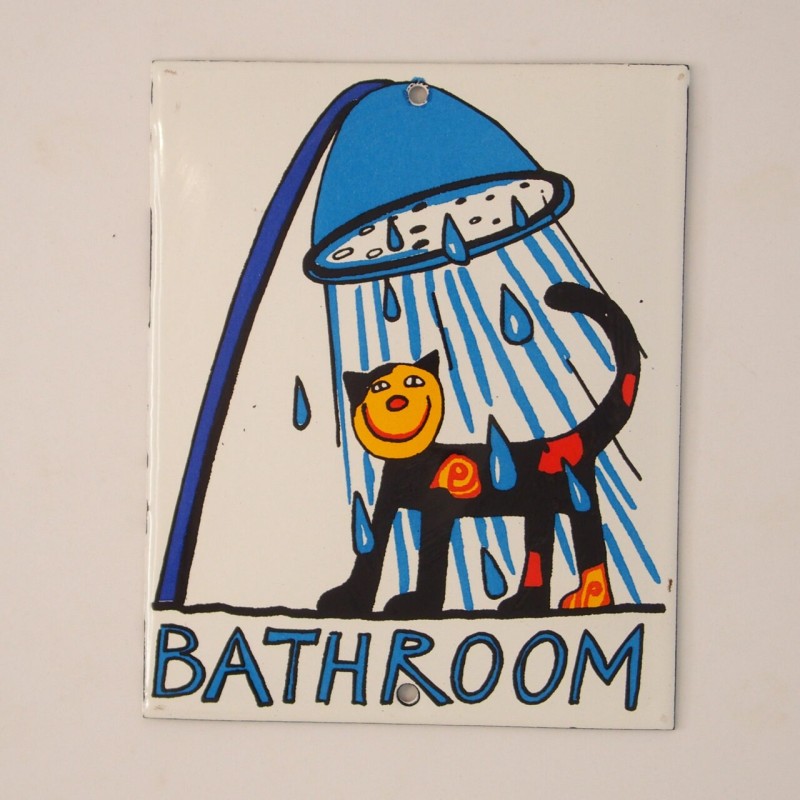Πινακίδα BATHROOM