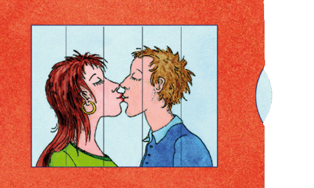 Ζωντανή κάρτα "Φιλί"